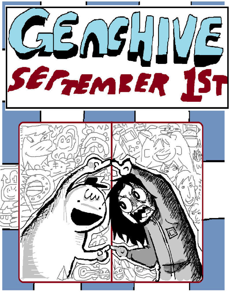 FIRST ZINE OF GENCHIVE ON SEPTEMBER 1ST